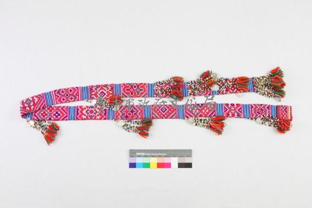 雲南建水苗族女盛裝-頭帶藏品圖，第1張