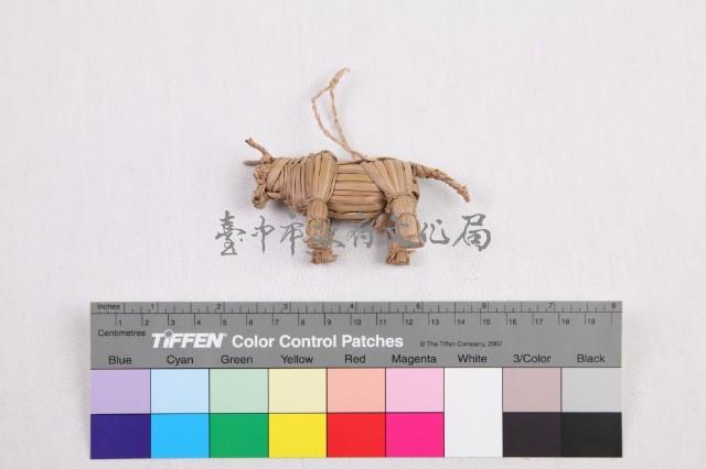 草編動物裝飾品組-牛藏品圖，第1張