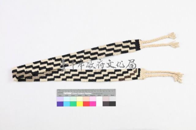 黑白方格紋編織帶藏品圖，第1張