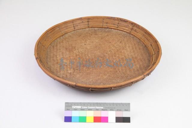 籐編圓形盤 藏品圖，第1張