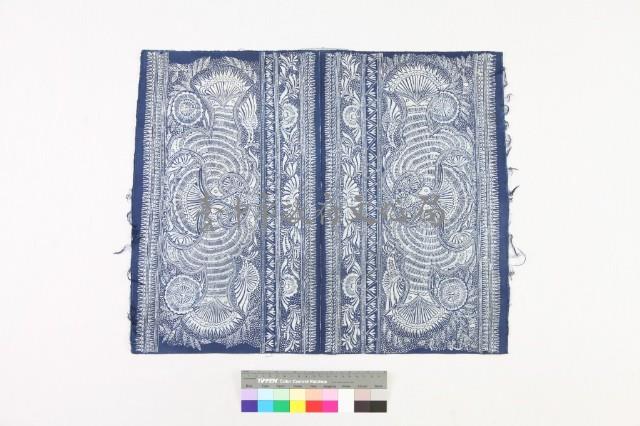 貴州納雍苗族蠟染衣袖片 藏品圖，第1張