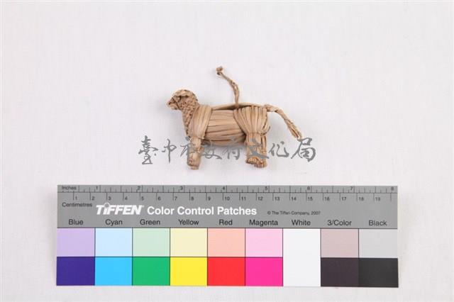 草編動物裝飾品組藏品圖，第1張