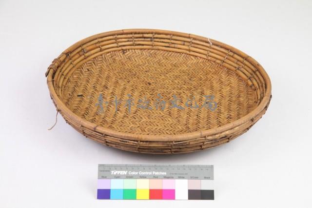 籐編圓形盤 藏品圖，第1張