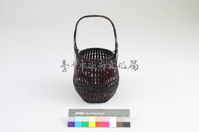 六角底平竹花器藏品圖，第1張