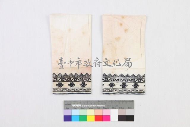 白棉地平繡盤長紋飾褲-2藏品圖，第1張