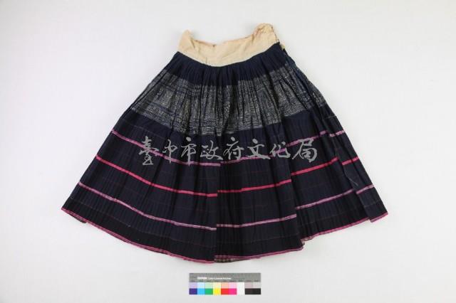 貴州納雍、織金、雲南普定交界一帶苗族女盛裝-百褶裙藏品圖，第1張