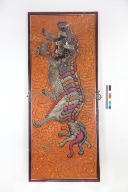 橘地彩獅繡旗藏品圖，第1張