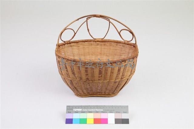 圓形竹編掛籃組 藏品圖，第1張