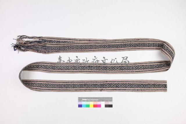 麻織黑紋腰帶藏品圖，第1張
