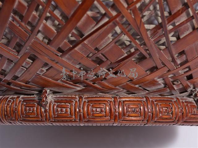 「林間」竹籐三角編交錯藏品圖，第11張