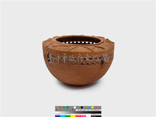 葉紋籐編花器 藏品圖，第5張