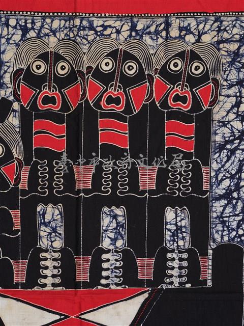 印尼人形動物蠟染方巾藏品圖，第5張