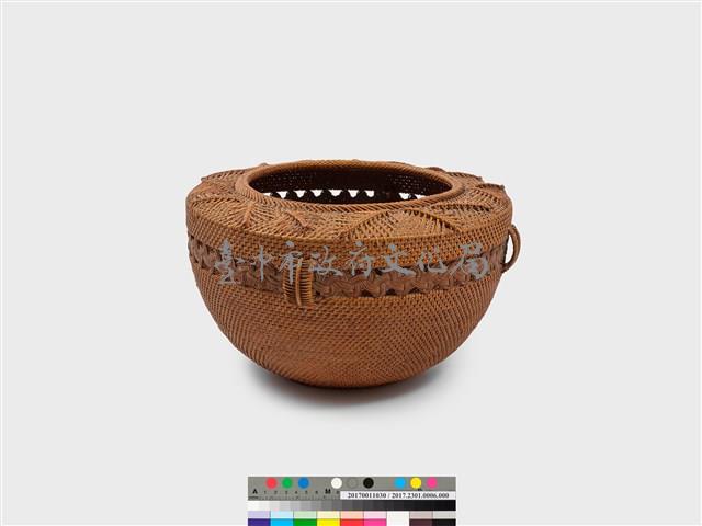 葉紋籐編花器 藏品圖，第6張