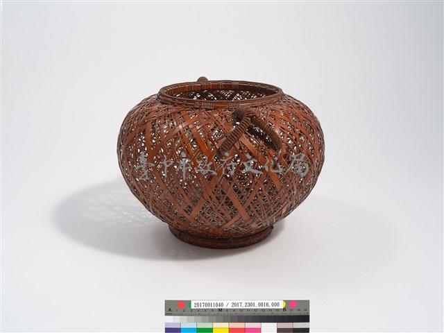 「林間」竹籐三角編交錯藏品圖，第6張