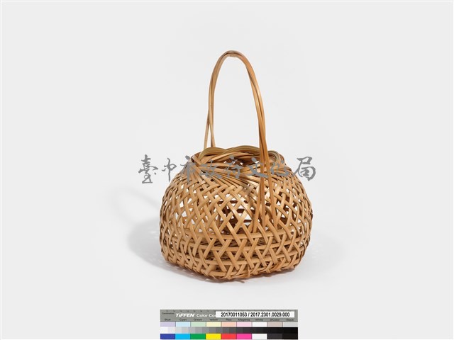 三角孔編菱格紋宗全籃藏品圖，第6張