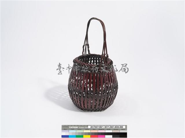 六角底平竹花器藏品圖，第6張