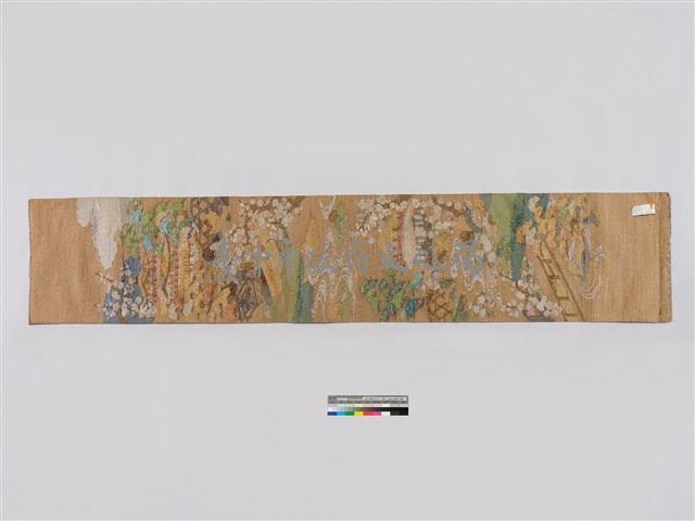 緙絲樓閣山水和服腰帶藏品圖，第3張