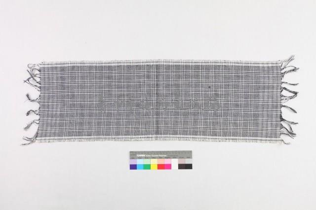 湖南通道侗族方格紋頭帕 藏品圖，第2張