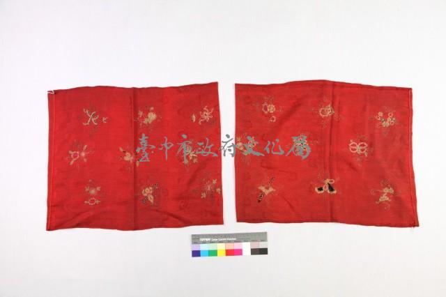 紅地提花花果紋燈籠罩藏品圖，第2張