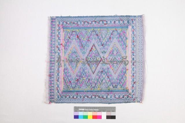 湖南通道侗族織錦揹帶拼片 藏品圖，第2張