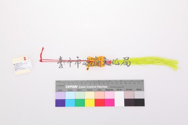 金黃緞布老虎香包藏品圖，第2張