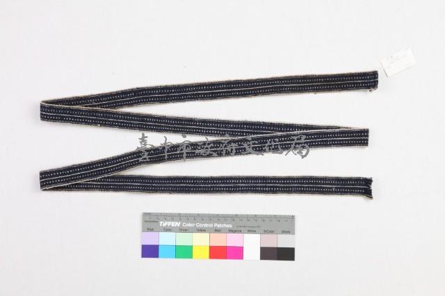 黑地平織織帶藏品圖，第2張