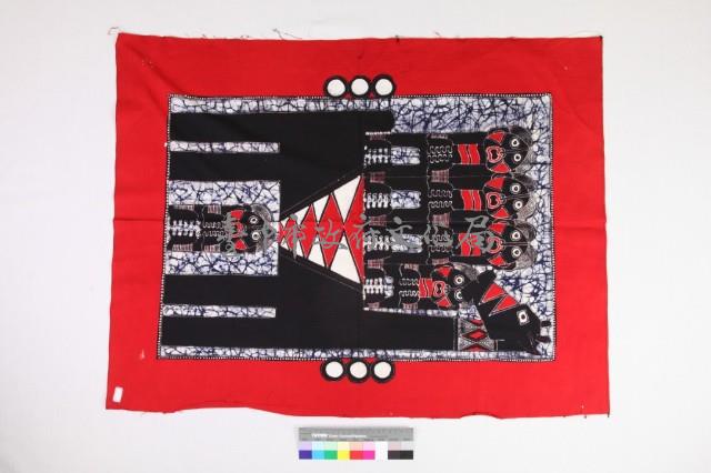 印尼人形動物蠟染方巾藏品圖，第7張