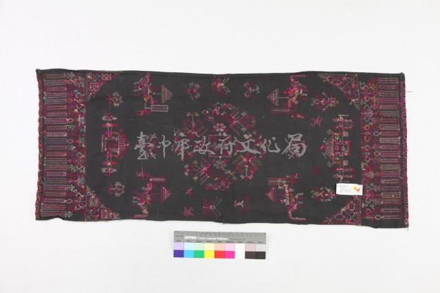 貴州威寧回族挑花女頭巾 藏品圖，第2張