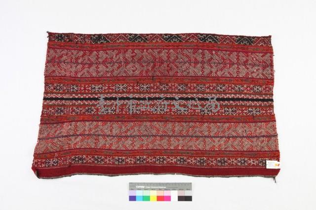 紅地幾何紋織布藏品圖，第2張