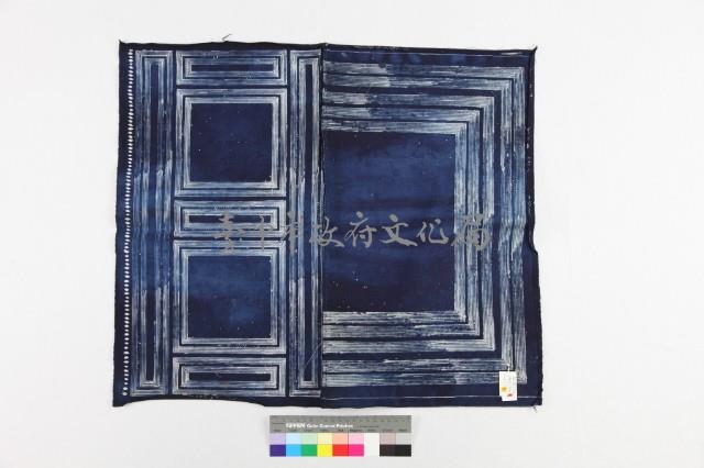 貴州普定苗族蠟染揹扇片藏品圖，第2張