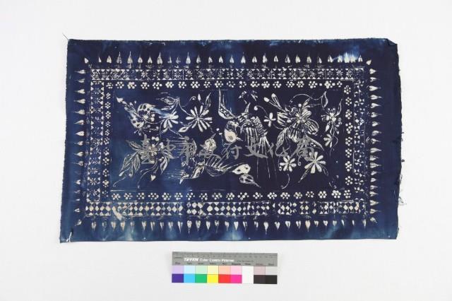 貴州丹寨苗族蠟染枕頭巾 藏品圖，第2張