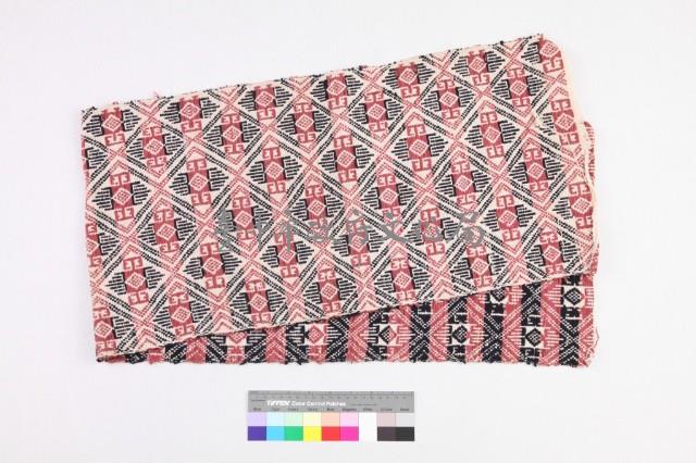 雲南版納傣族織花被面拼片藏品圖，第2張