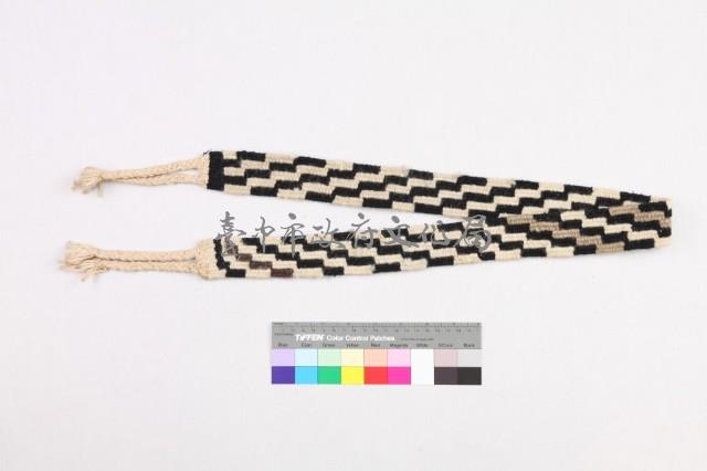 黑白方格紋編織帶藏品圖，第2張