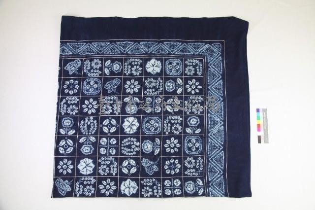 雲南大理現代紮染加縫線床單藏品圖，第2張