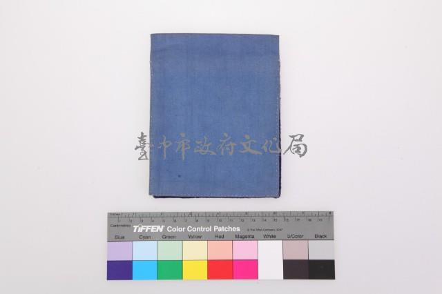 黑絨地彩繡花鳥紋單面方形荷包藏品圖，第2張