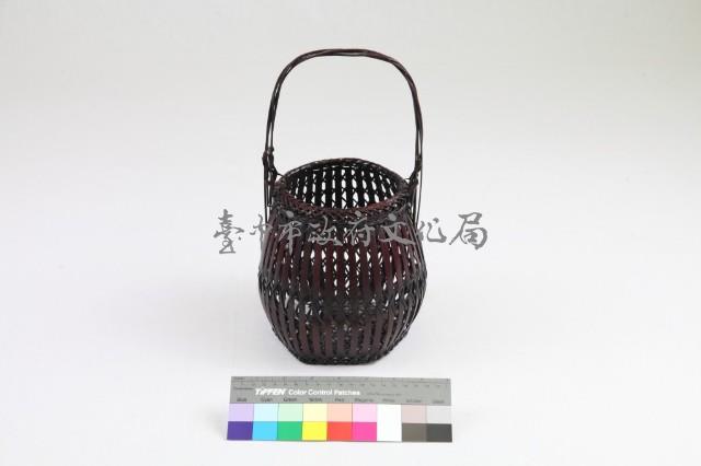 六角底平竹花器藏品圖，第2張