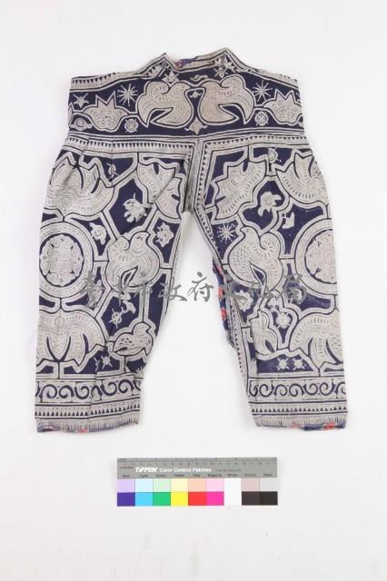 貴州黃平亻革家蠟染開襠褲藏品圖，第2張