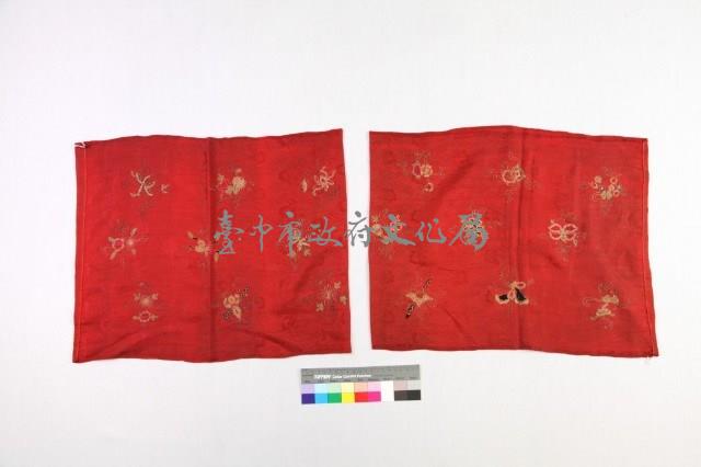 紅地提花花果紋燈籠罩-2藏品圖，第2張