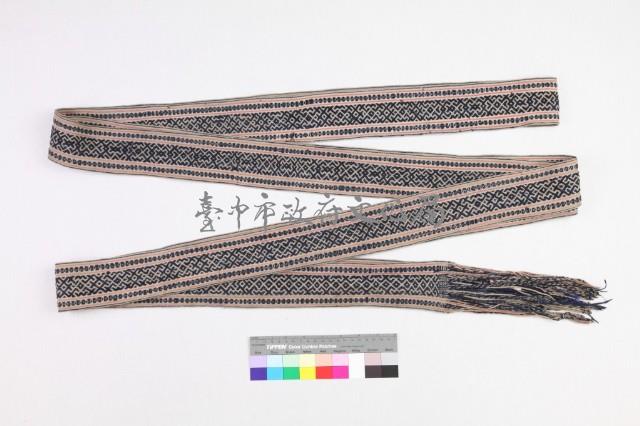 麻織黑紋腰帶藏品圖，第2張