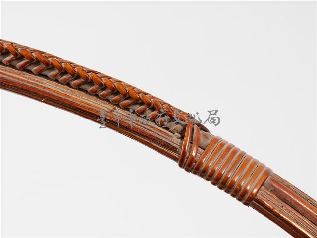 竹籐銅錢勾紋六角形掛花籃藏品圖，第13張