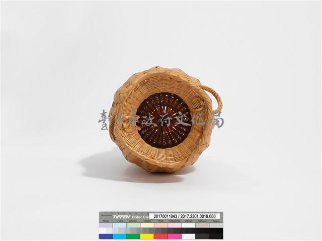 竹編矢紋高花瓶藏品圖，第7張