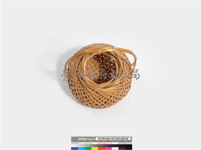 三角孔編菱格紋宗全籃藏品圖，第7張