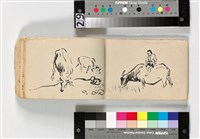 阿里山線附近風景寫生册藏品圖，第16張