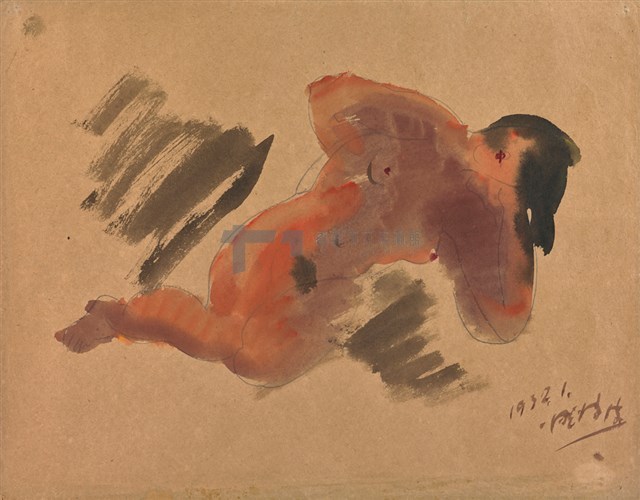 臥姿裸女-32.1（55）藏品圖，第1張
