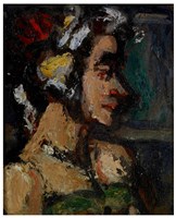 女人側面像藏品圖，第1張