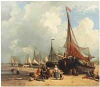 荷蘭漁港風光藏品圖，第1張