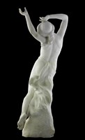 一對寧芙女神雕像藏品圖，第8張