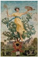 繪畫的女神的圖片