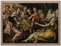 帕那索斯山上的阿波羅與九位謬思女神藏品圖，第2張