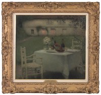 薄暮中的花園餐桌藏品圖，第2張